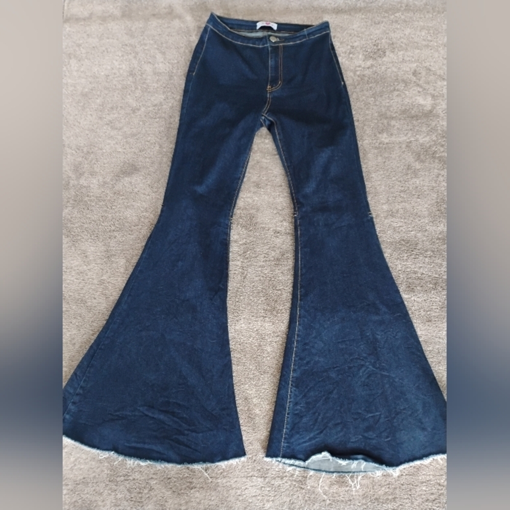 Buddy Love Moonshine Dark Wash Flare Jeans